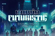 Selauk | Futuristic Font, a Serif Font by twinstd (Thumbnail 7 of 13)