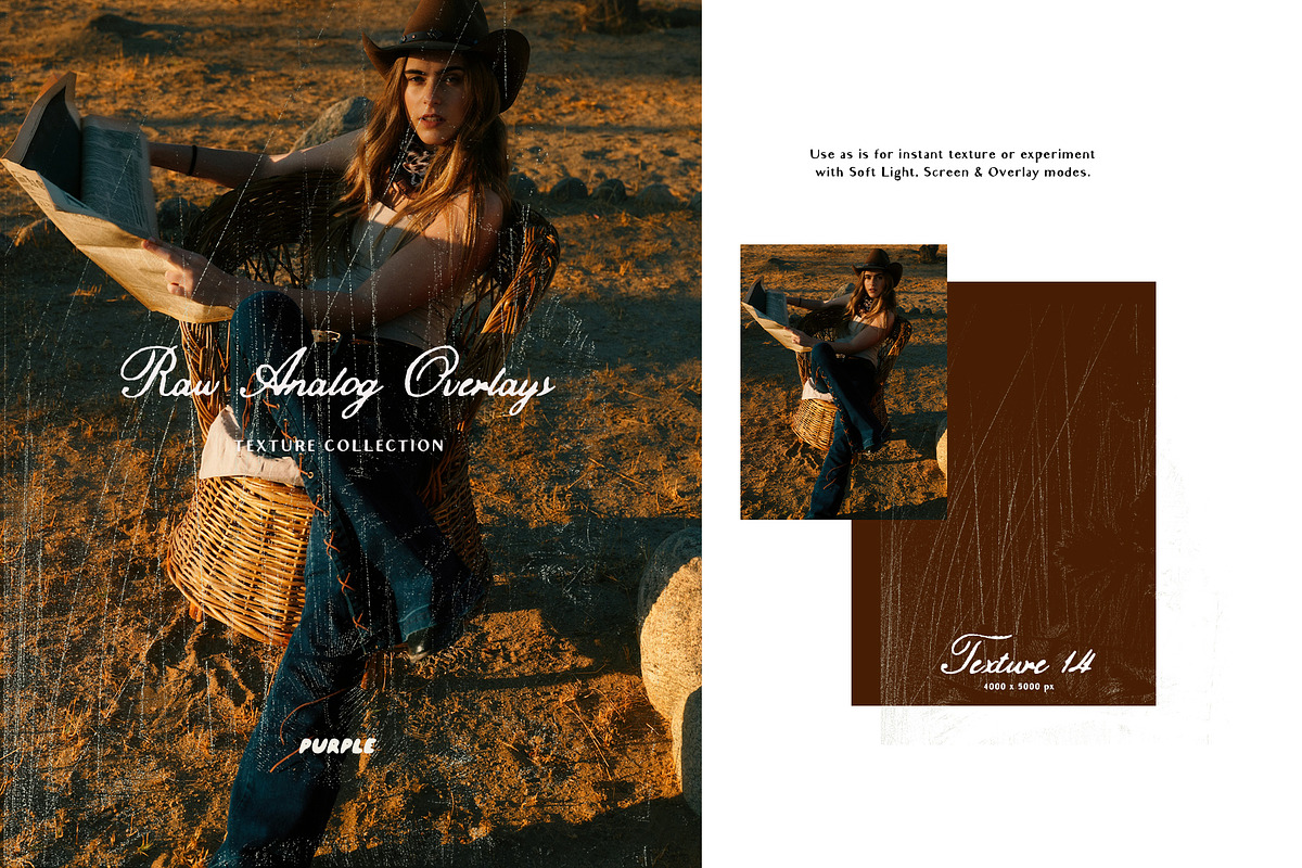 Raw Analog Texture Overlays, a Texture Graphic by Purple (Photo 4 of 31)
