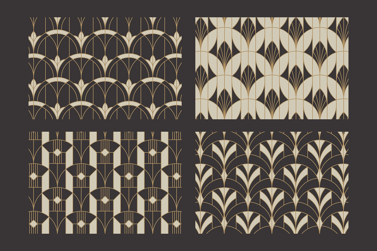 Neo Deco Seamless Pattern, a Pattern Graphic by Firowerk (Photo 5 of 8)