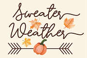 Fall Vibes Groovy - A Retro Font duo, a Handwritten Font by BitongType (Thumbnail 5 of 15)