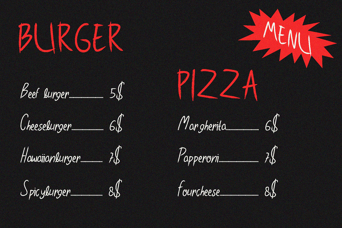 Maniac Rebelz - Handwritten Font, a Handwritten Font by Boril Std (Photo 6 of 9)