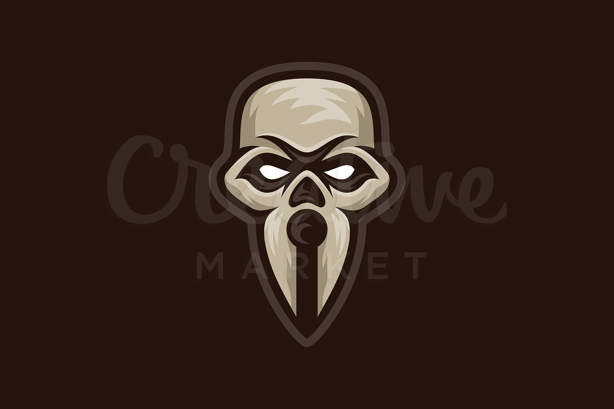Skull Pen Logo, a Templates & Theme by nospacestore