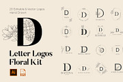 520 A to Z Floral Logos Bundle, a Branding & Logo Template by AN Productions (Thumbnail 24 of 223)