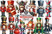 Christmas Nutcracker Clipart Bundle, an Illustration by Canvas Craft (Thumbnail 1 of 8)
