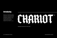 Chariot - Organic Blackletter