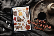 Lion PNG Clipart - Fantasy Magic, an Animal Illustration by Lenninator Digital (Thumbnail 7 of 8)