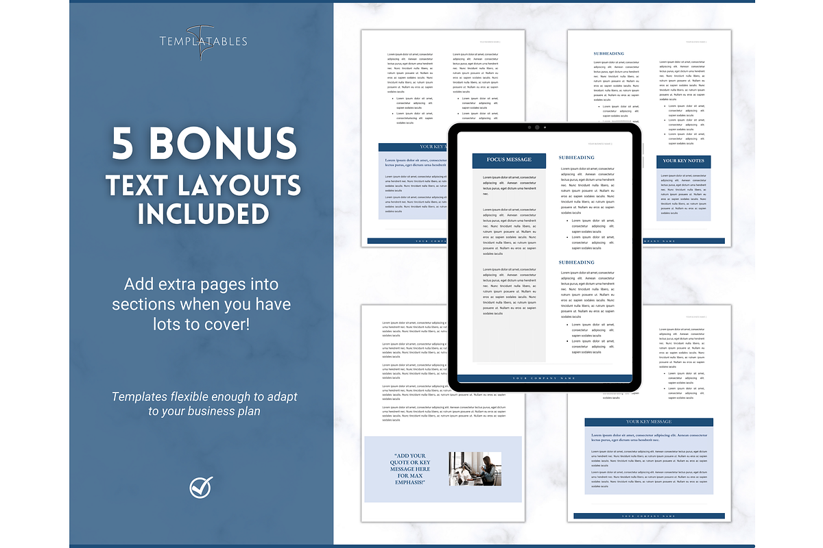 Small Business Plan Template - 17pg, a Marketing Template by Templatables (Photo 5 of 9)