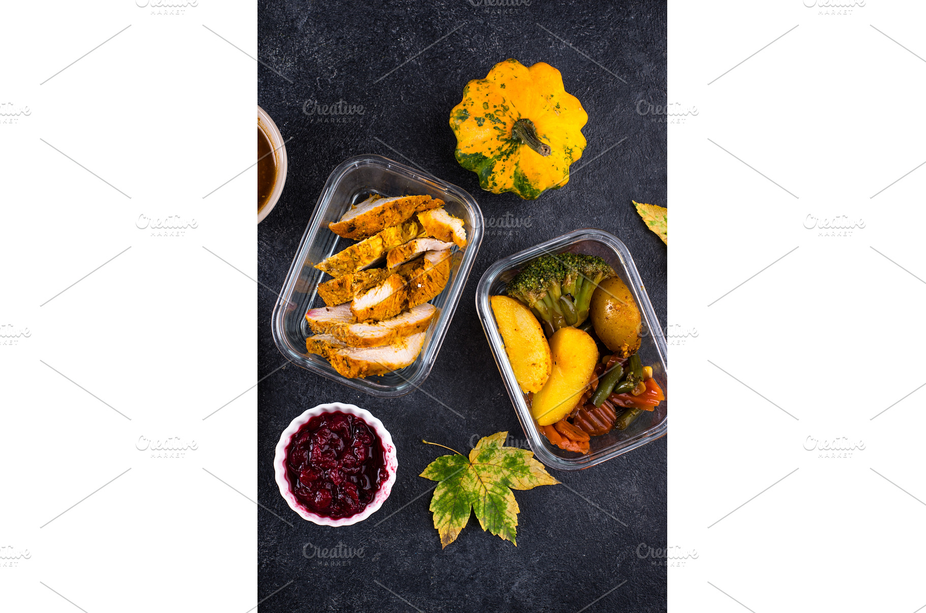 Leftover Thanksgiving day dinner, a Food & Drink Photo by Yulia Furman