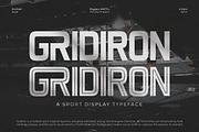 Gridiron - Sport Display Font, a Font by Flawless And Co (Thumbnail 1 of 10)