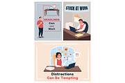 Professional burnout poster, a Flyer Template by IMG visuals characters (Thumbnail 1 of 4)