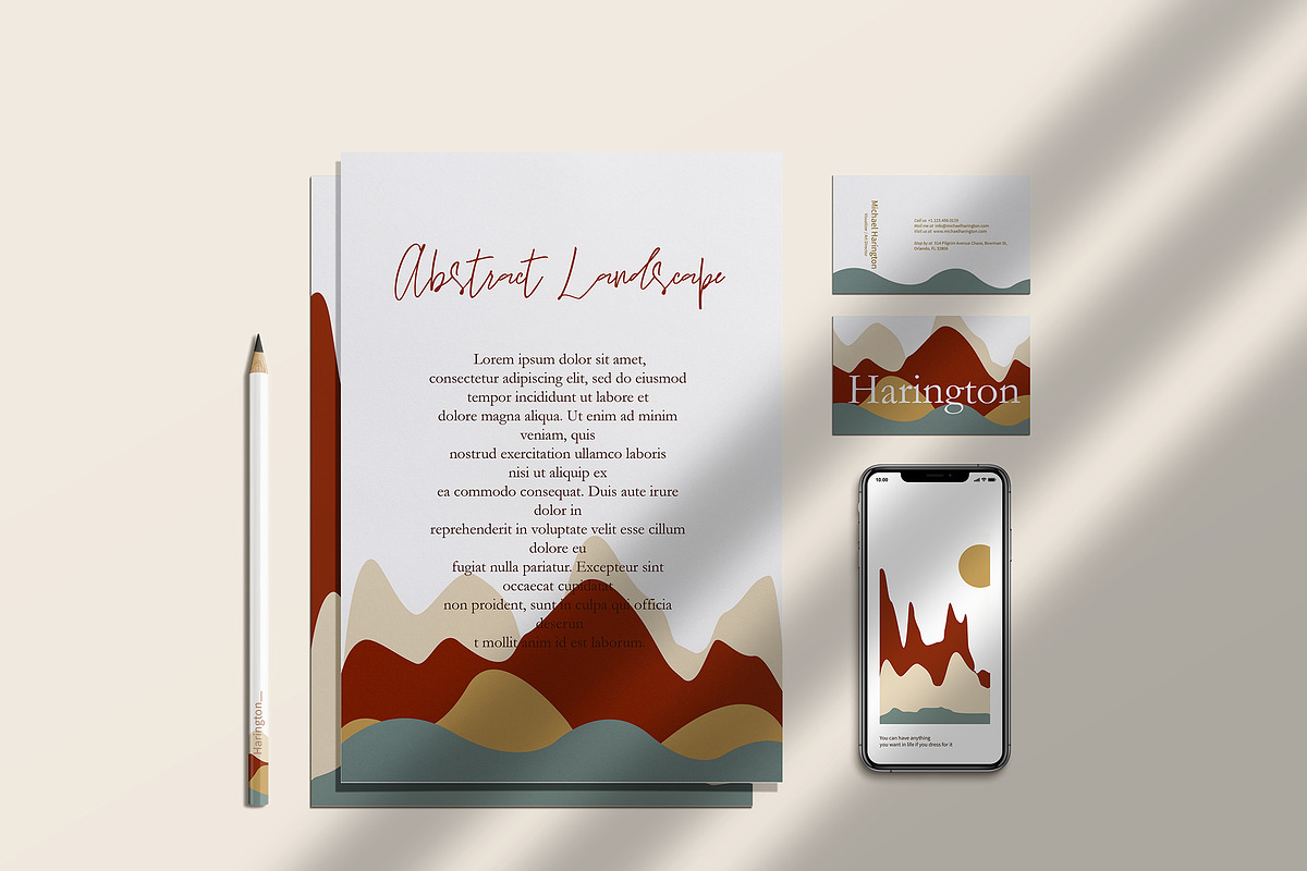 Abstract Landscape Creation Kit, a Texture Illustration by Alisha Gronska (Photo 9 of 10)