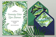 Tropical Day and Night Wedding Suite, an Invitation Template by HannaSymo (Thumbnail 9 of 11)
