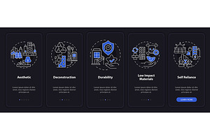 Sustainable city design night mode, a Templates & Theme by IMG Visuals