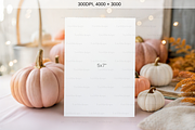 Autumn Pumpkins Invitation Mockup, an Advertising Mockup by TatiMockup (Thumbnail 2 of 4)