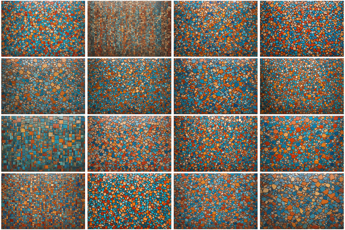Mosaic Texture Background, a Texture Graphic by Forhadx5 (Photo 4 of 7)