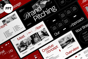 Brand Pitching PPT, a Presentation Template by graphicook