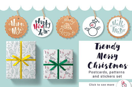 Trendy Merry Christmas