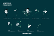 Cranes & Flowers PNG Patterns & Art, a Graphic by Gabba Delgado (Thumbnail 9 of 13)