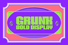 Grunk – Chunky & Groovy Typeface