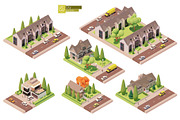 Isometric city map elements, an Object Graphic by tele52 (Thumbnail 40 of 72)