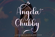 Angela Chubby, a Handwritten Font by FreshTypeINK (Thumbnail 1 of 8)