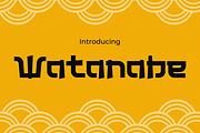 Watanabe, a Serif Font by Pinisi ART (Thumbnail 1 of 10)