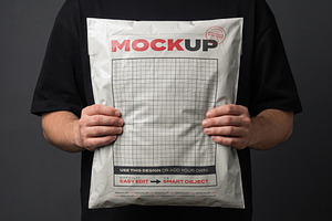 Poly Mailer Plastic Bag Mockups