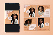 Social Media Post Boho Style, a Templates & Theme by studiogstock (Thumbnail 1 of 3)