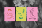 BLOOM floral spring summer bundle, a Seasonal Illustration by Lena Nikolaeva (Thumbnail 3 of 14)