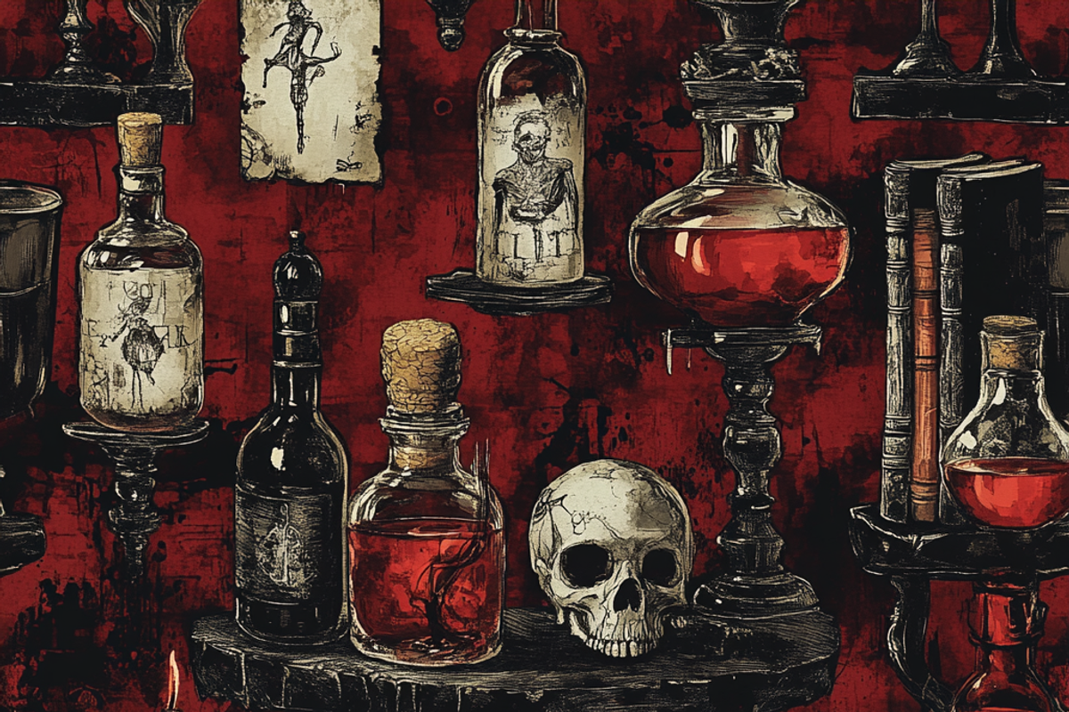 Gothic Victorian Apothecary, a Background Graphic by Printable Treasure (Photo 3 of 4)