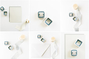 French Blue Wedding Mockup Bundle, a Product Mockup by LaPorte Images (Thumbnail 4 of 7)