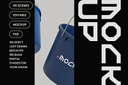 Plastic Carrying Bucket Mockup, a Household Mockup by hiddemaru (Thumbnail 4 of 4)