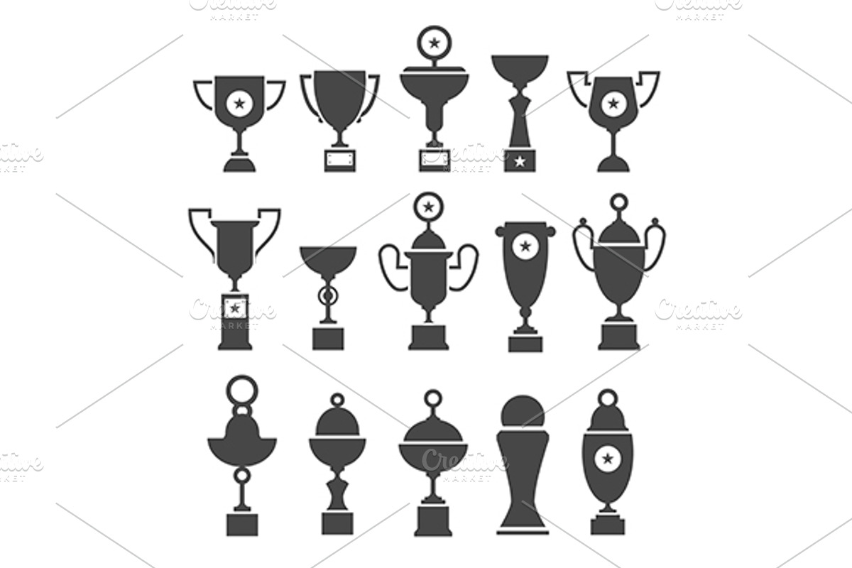 Award Cups Set preview 5