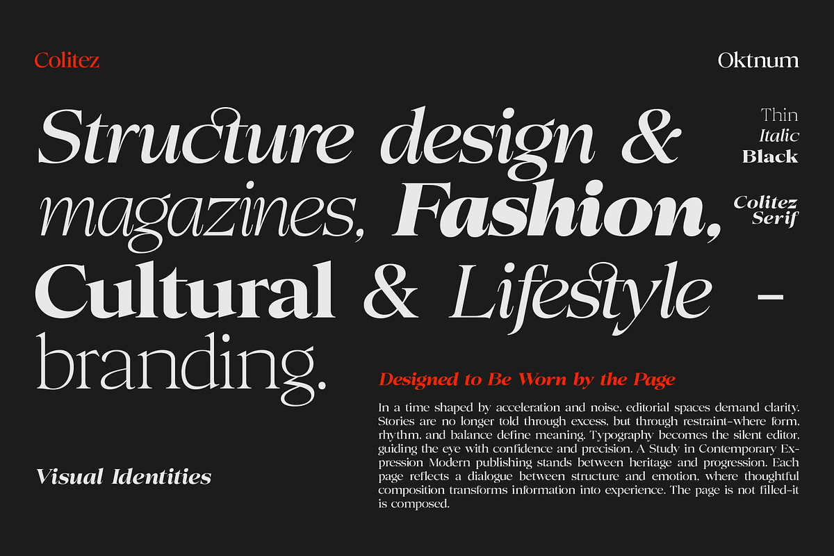Colitez - Editorial Serif, a Serif Font by Oktnum Type Foundry (Photo 11 of 15)