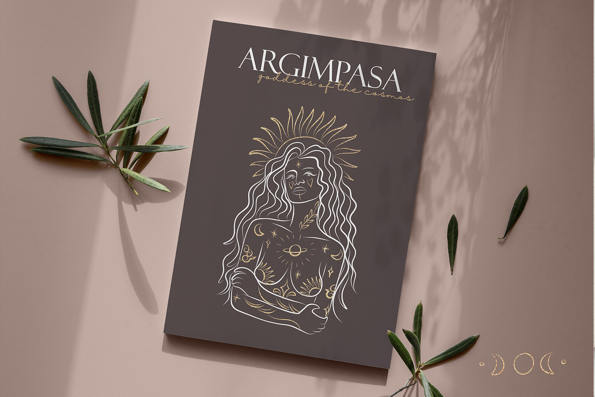 Argimpasa - Goddess of Space, an Illustration by Chikovnaya (Photo 2 of 9)