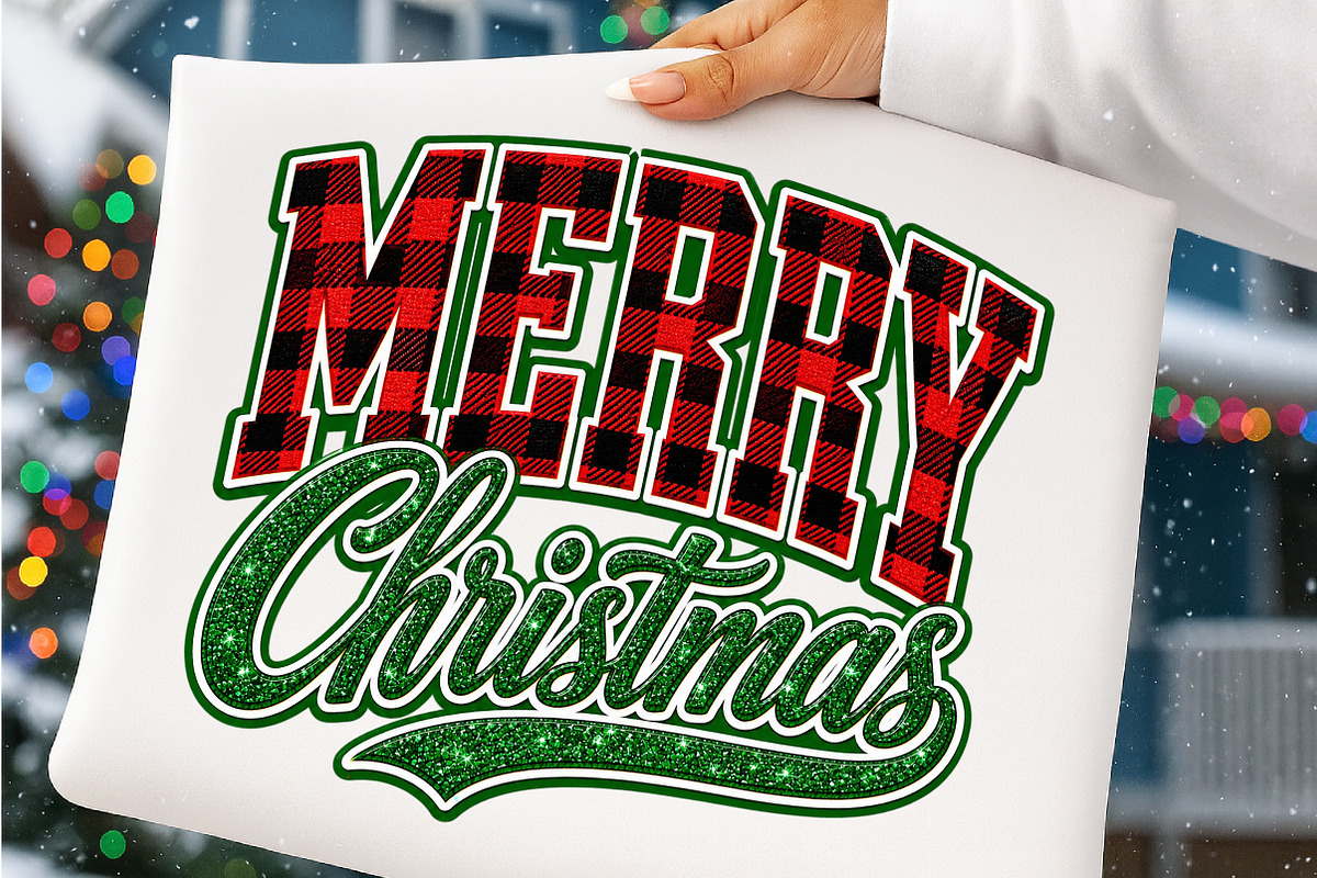 Merry Christmas Glitter Png Bundle, a Transportation Illustration by SinaCreation (Photo 6 of 7)