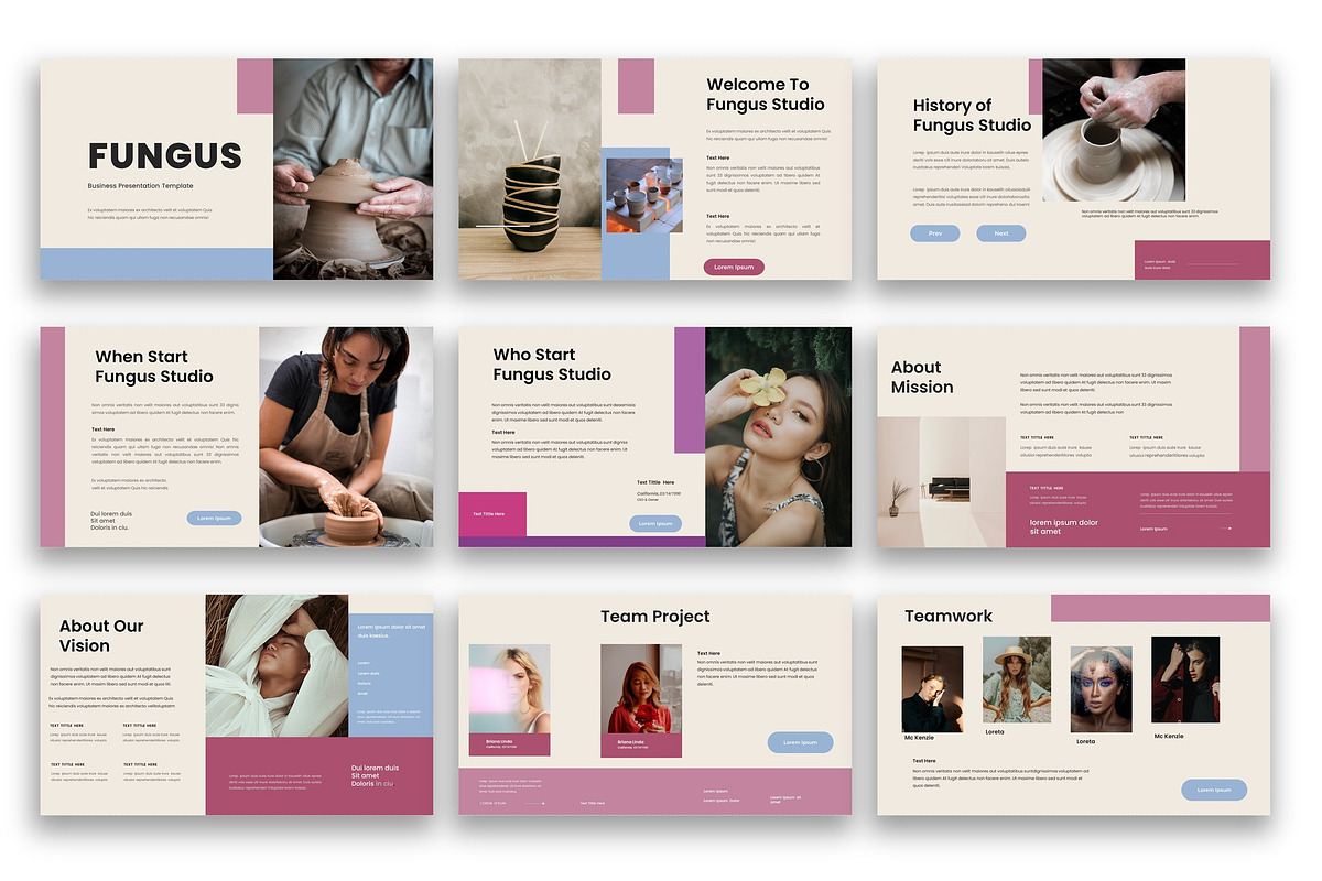 Fungus – Business PowerPoint, a Presentation Template by kreatifreya (Photo 2 of 5)