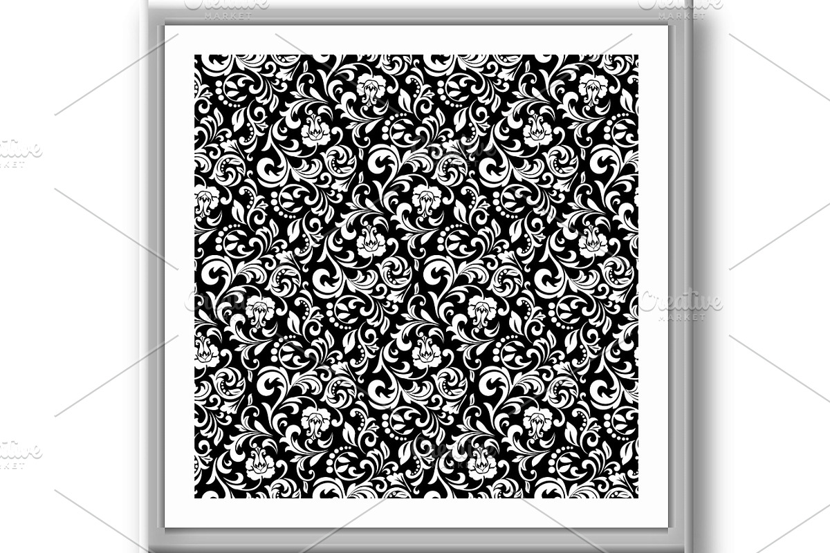 Floral pattern. Vintage wallpaper, a Pattern Graphic by RODINA (Photo 3 of 3)