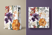 Elegant Watercolor Floral Pattern, a Pattern Graphic by Ninterints (Thumbnail 5 of 8)
