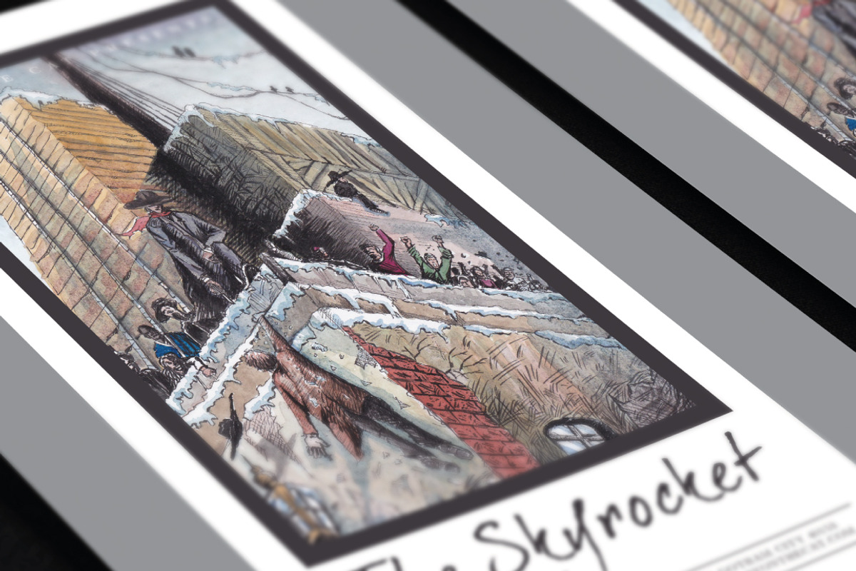 Watercolor Movie Scene Flyer, a Flyer Template by ashenterprise (Photo 3 of 5)