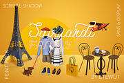 Savoiardi family, a Script Font by Etewut (Thumbnail 1 of 13)