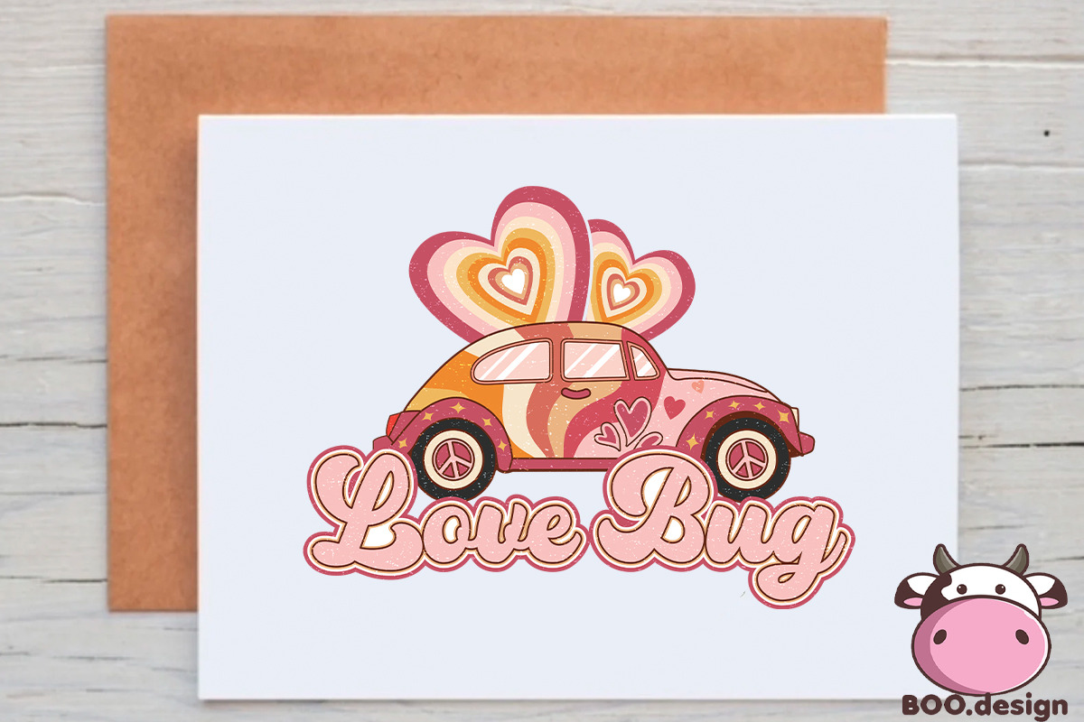 Retro Valentine Design Bundle, an Object Graphic by Boodesign (Photo 5 of 8)