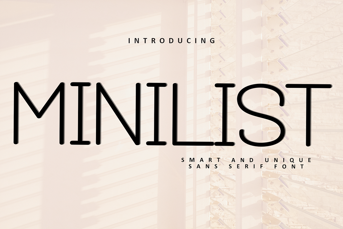 Minilist, a Sans Serif Font by FreshTypeINK (Photo 1 of 8)