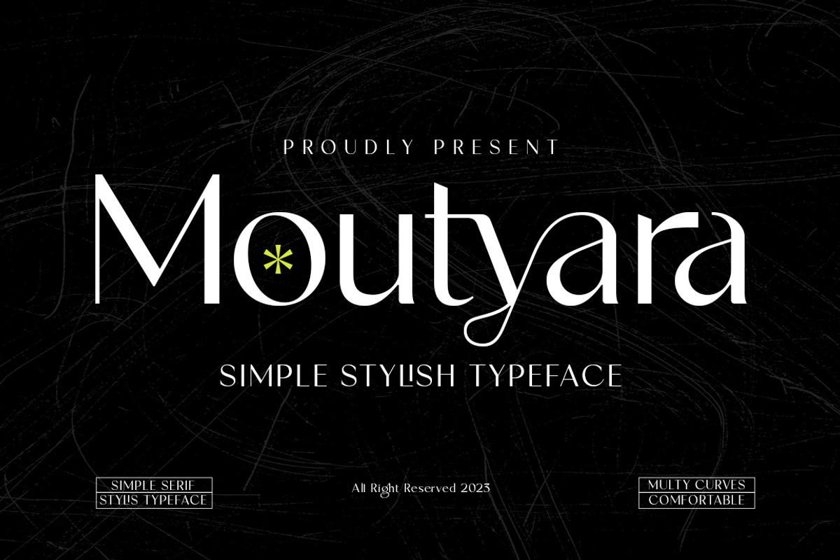 Moutyara, a Sans Serif Font by Dora Typefoundry (Photo 1 of 12)