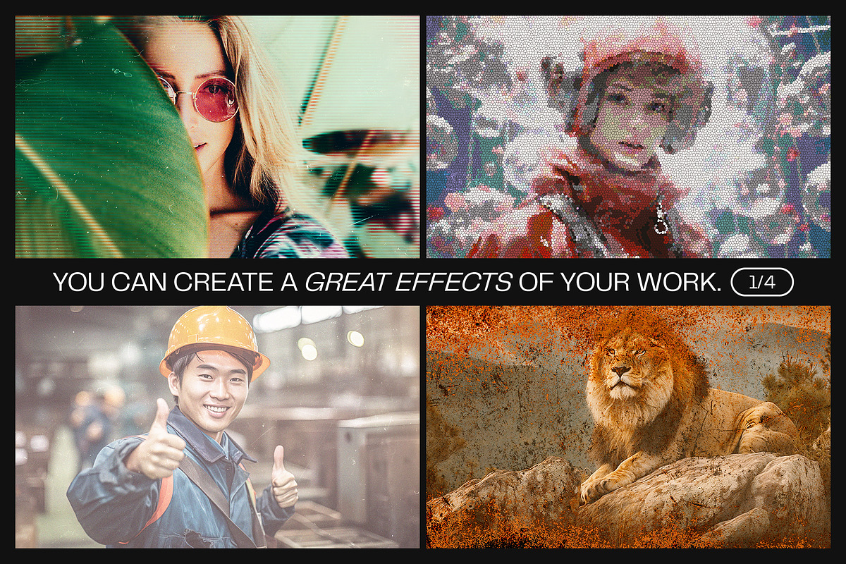 12 Photo Effect Templates, a Layer Style Add-On by iDoodle Studio (Photo 3 of 6)