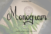 Monogram, a Handwritten Font by InermediaSTUDIO (Thumbnail 1 of 8)