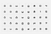 Carbon - Square font, a Font by SelfBuild Type (Thumbnail 13 of 15)