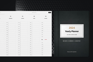 Yearly Planner 2024 Template