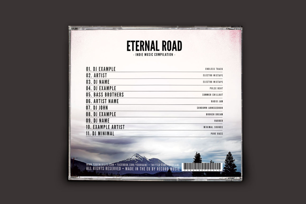 Eternal Road CD Cover, a Templates & Theme by styleWish (Photo 4 of 5)