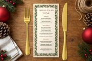 Pine Christmas Menu Template, a Flyer Template by BrandPacks (Thumbnail 6 of 6)